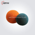 DN125 Orange Cleaning Rubber Sponge Ball